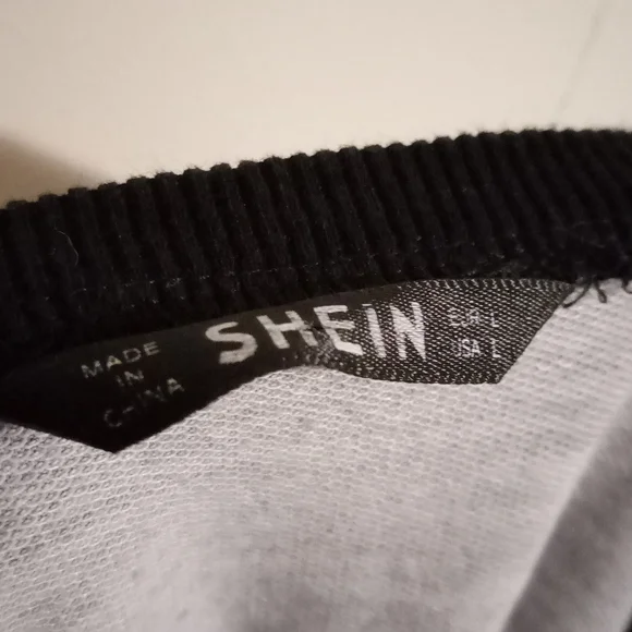 SHEIN "Fantastic/Gorgeous" black 🖤 long sleeve top - Picture 3 of 3